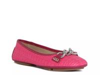 Raya Flat Magenta Raffia view