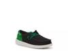 Wally Funk Gaming Slip-On - Kids' Black & Green view
