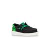 Wally Funk Gaming Slip-On - Kids' Black & Green view