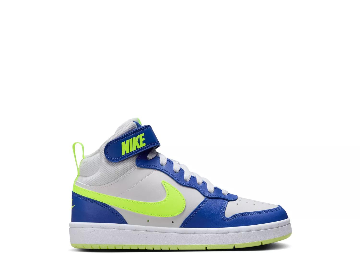 Nike Court Borough Mid 2, NWT, Emerald Green/White Sz.Y 5.5, W. 7.5, M. 6 Nike Court Borough Mid 2 Little Kids main image 2