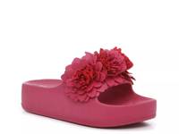 Happy Hour Platform Sandal Fuchsia Magenta view