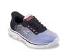 Hands Free Slip-Ins: GO WALK 7 Adel Sneaker - Women's Black/Periwinkle view