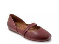 Samara Flat Burgundy view