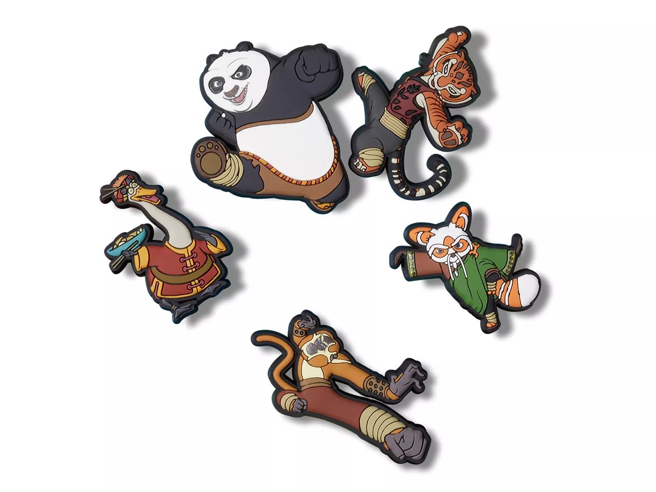 Kung Fu Panda Jibbitz Set  - 5 Pack