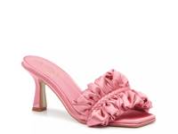Kady Sandal Carmine Rose Pink Satin view