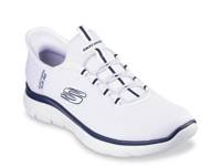 Hands Free Slip-Ins Summits High Range Slip-On Sneaker - Men's White/Blue view