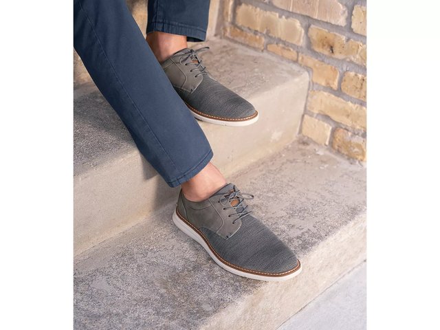 New Nunn Bush Chase Knit Oxford Mens Navy Blue Hybrid Dress Sneakers Size 11.5 M Nunn Bush® Chase Knit Men main image 2