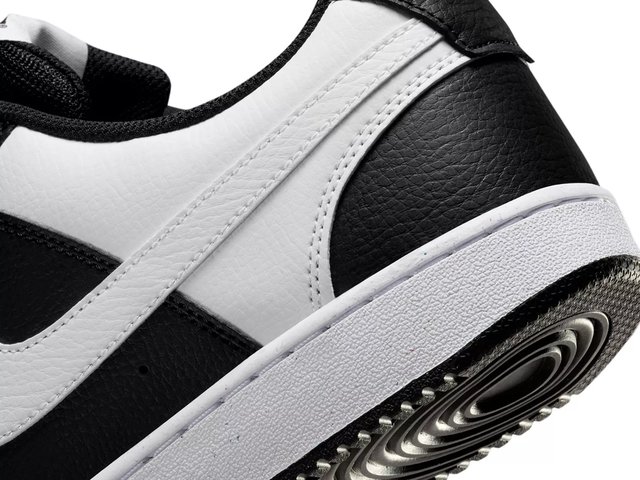 Nike Court Vision Low Next Nature Men\'s Shoes Black/White‎ Size 13 MENS NIKE COURT VISION LOW NEXT NATURE SNEAKER - WHITE/BLACK main image 3