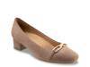 Dakota Pump Taupe Suede view