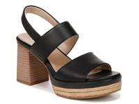 Holly Platform Sandal Black view