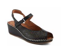 Santonio Wedge Sandal Black view