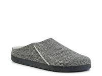 Zermatt Clog Slipper - Men's Grey/White Herringbone Print view