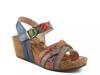 Bosquet Wedge Sandal Navy view