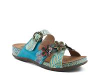 Caelena Sandal Turquoise Multi view