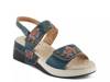 Caitlina Wedge Sandal Blue view