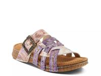 Calamityjay Wedge Sandal Purple view