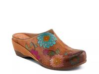 Chienti Wedge Clog Brown/Multicolor view
