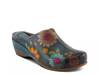 Chienti Wedge Clog Navy/Multicolor view