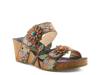 Moai Wedge Sandal Navy/Multicolor view