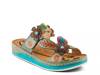 Pillow-Soft Wedge Sandal Mint Green Multicolor view
