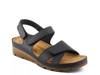 Ariel Wedge Sandal Black view