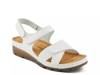 Ariel Wedge Sandal White view