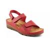 Ariel Wedge Sandal Red view