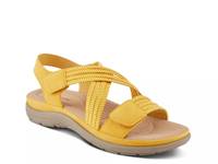 Crossbeam Wedge Sandal Yellow view