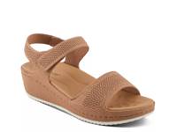 Meshon Wedge Sandal Dark Brown view