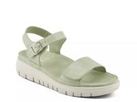 Shinzon Wedge Sandal Dark Green view