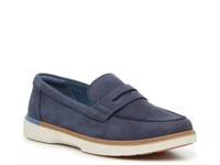 Leo Penny Loafer Navy view