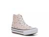 Chuck Taylor All Star Fall Floral Sneaker - Kids' Blush Hush/Tan Foliage Print view