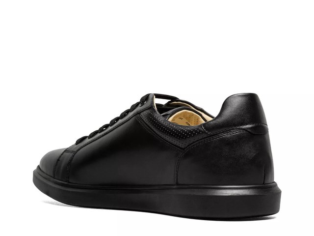 Florsheim Dress Sneaker Men\'s 13 W Social Lace To Toe Black Leather 14427-001 Florsheim Social Lace Toe Sneaker in Black main image 4