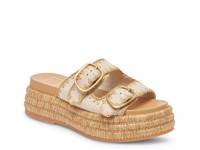 Wanika Platform Sandal Sand Nubuck view