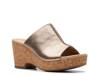 Giselle Orchid Wedge Sandal Pewter Metallic view