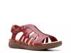 April Belle Sandal Dark Red view