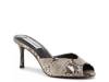 Riveting Sandal Off White/Black Snake Print view