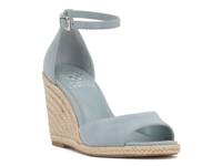 Felyn Wedge Sandal Light Blue Suede view