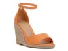Felyn Wedge Sandal Orange Leather view