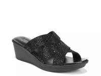 Rowena Wedge Sandal Black view
