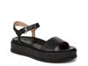 Zane Wedge Sandal Black view