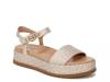Zane Wedge Sandal Tan view