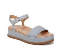 Zane Wedge Sandal Blue view