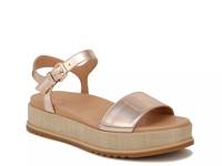 Zane Wedge Sandal Fuchsia view