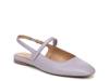 Connie Flat Helio Lilac Leather view