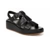 Delano Wedge Sandal Black view