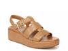 Delano Wedge Sandal Dark Brown view