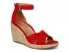 Marina Wedge Sandal Red view