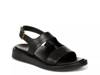 Madera Wedge Sandal Black view