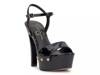 Calenta Platform Sandal Black view